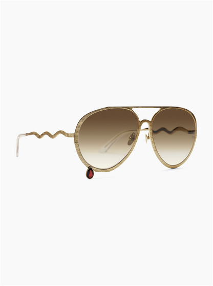 Supersize Aviators with Garnet