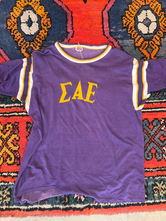 Vintage Purple Greek Letter Shirt