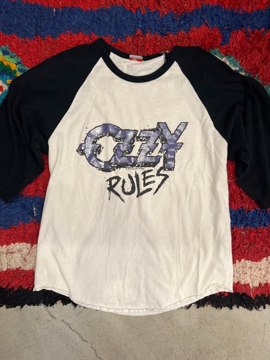 Vintage Y2K Ozzy Baseball Tee M