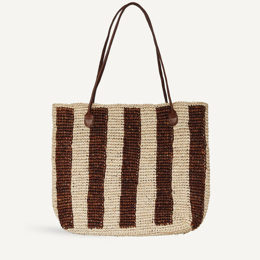 Françoise Tote - Brown Stripe