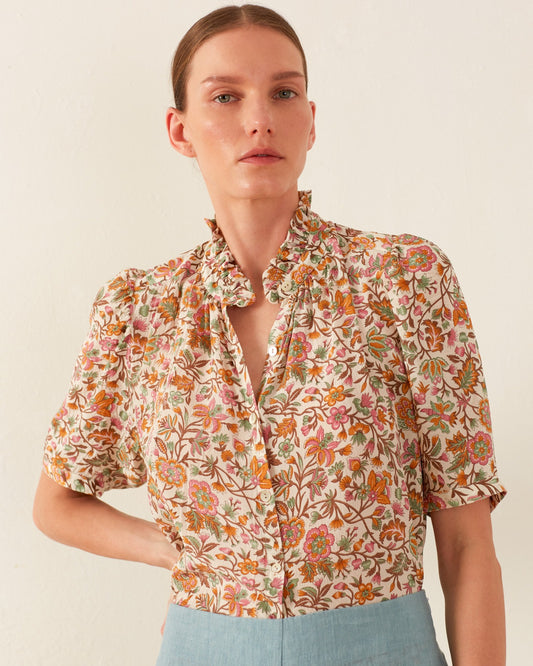 Winn Garden Party Silk Shirt