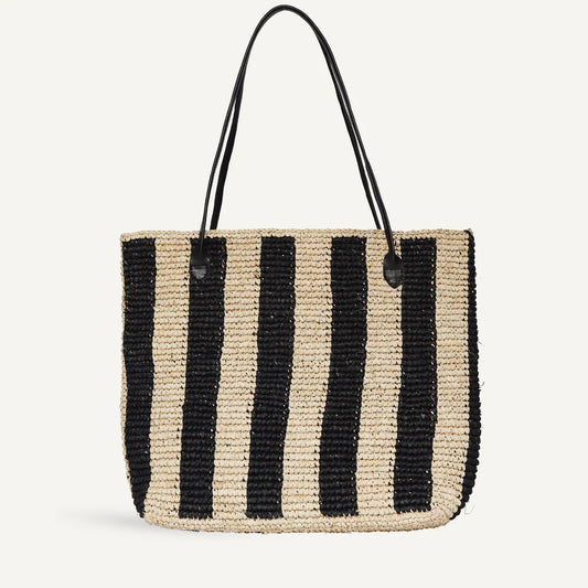 Françoise Tote - Black Stripe