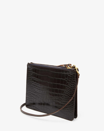 Double Sac Bretelle - Kalamata Croco