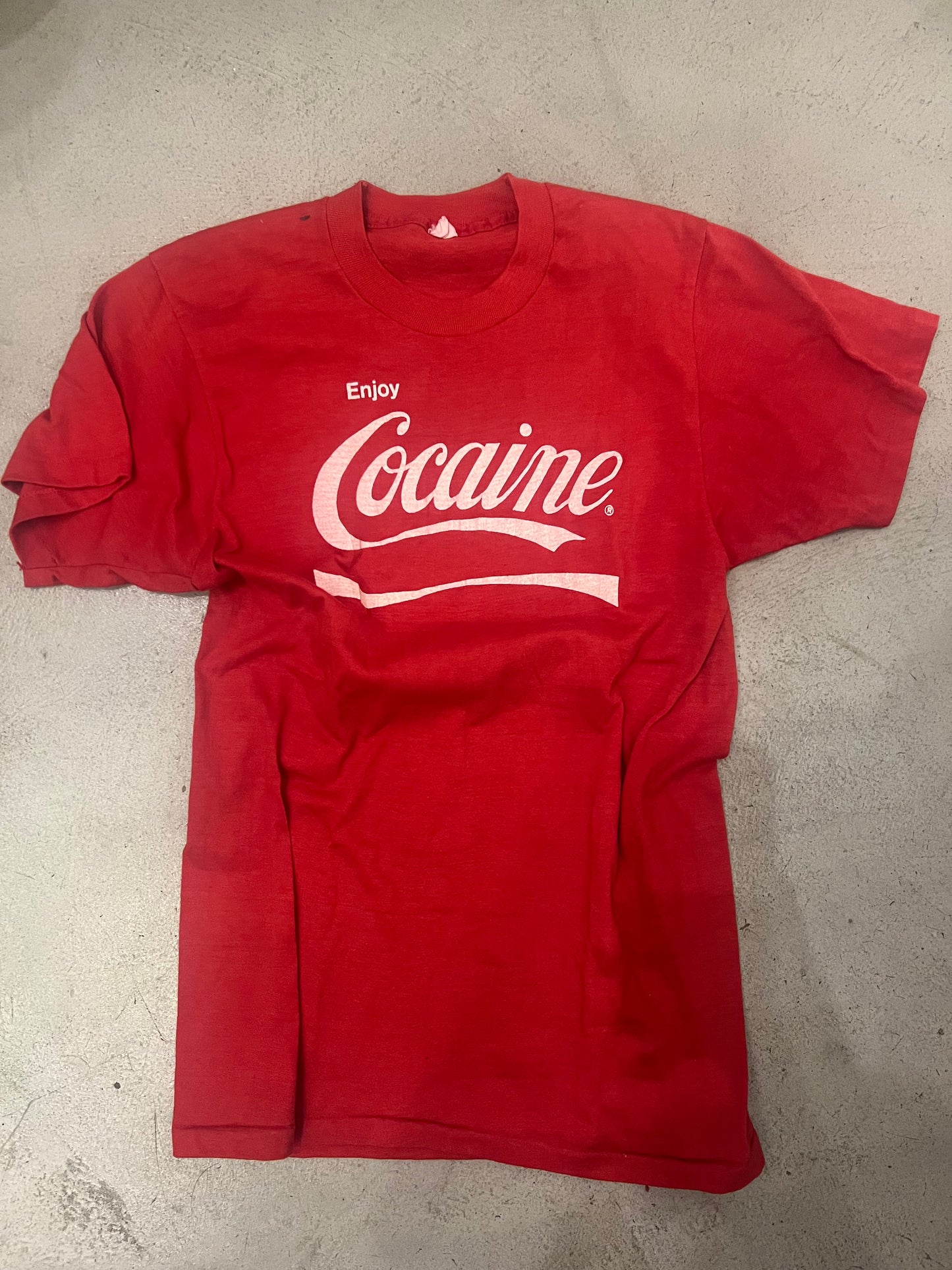 Vintage Cocaine Tee - Red