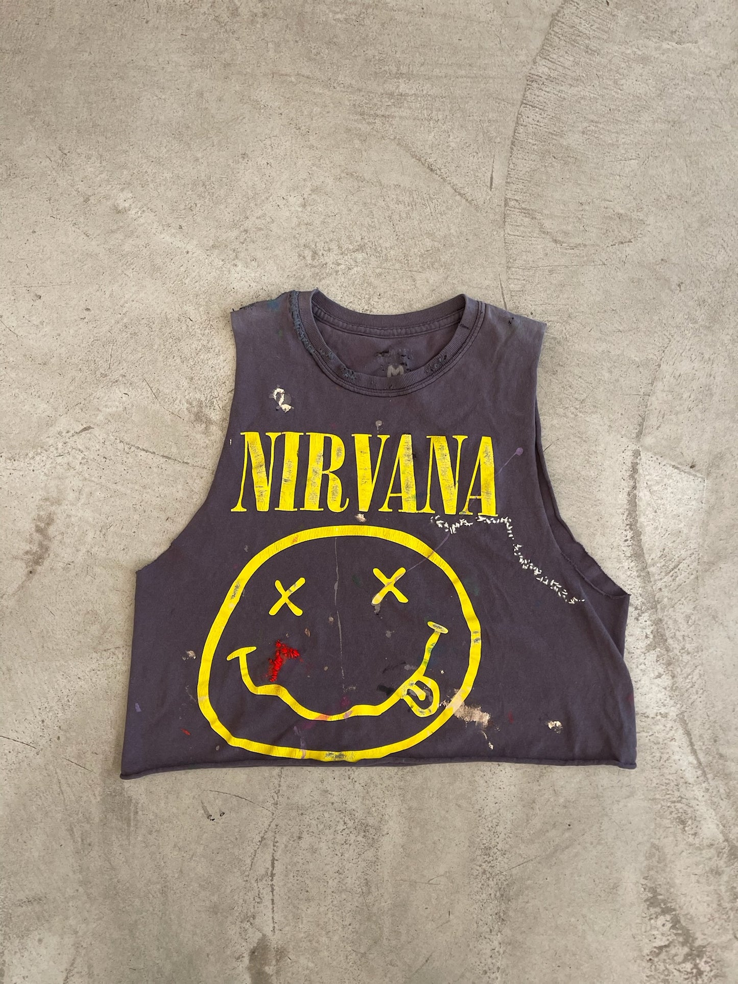 Nirvana Embellished Tee - Black