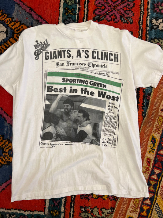 1989 Giants Best In The West Xl