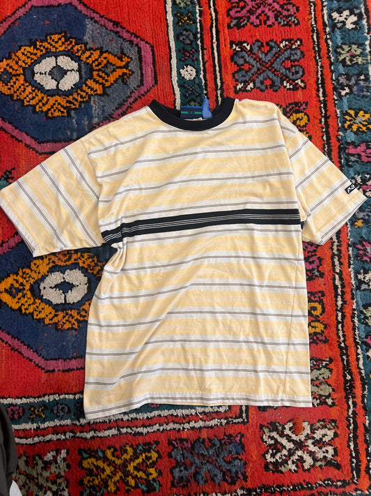 Op Yellow Stripe Tee Size L