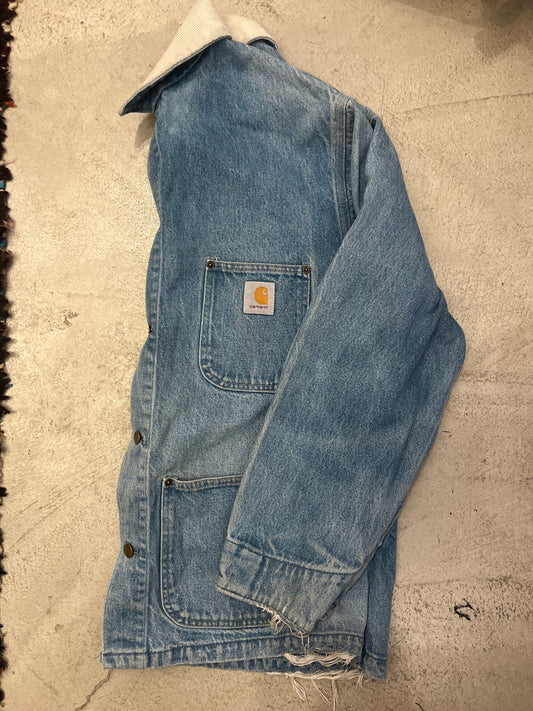 Vintage Carhartt Denim Chore Coat