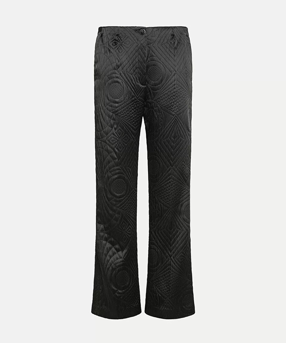 Matelass Couture Pants - Nero