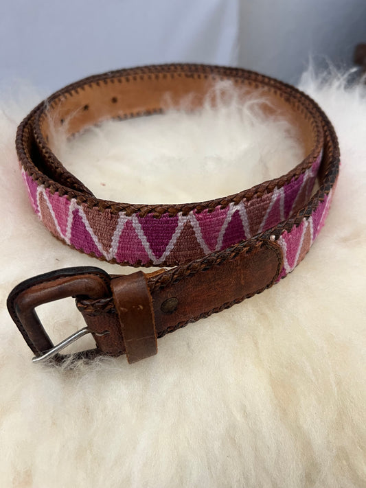 Vintage Mexican Leather Belt