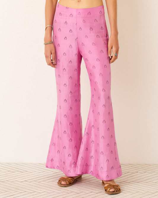 Farah Fuchsia Heart Pant