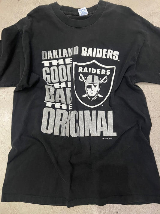 Vintage Oakland Raiders The Good The Bad Tee