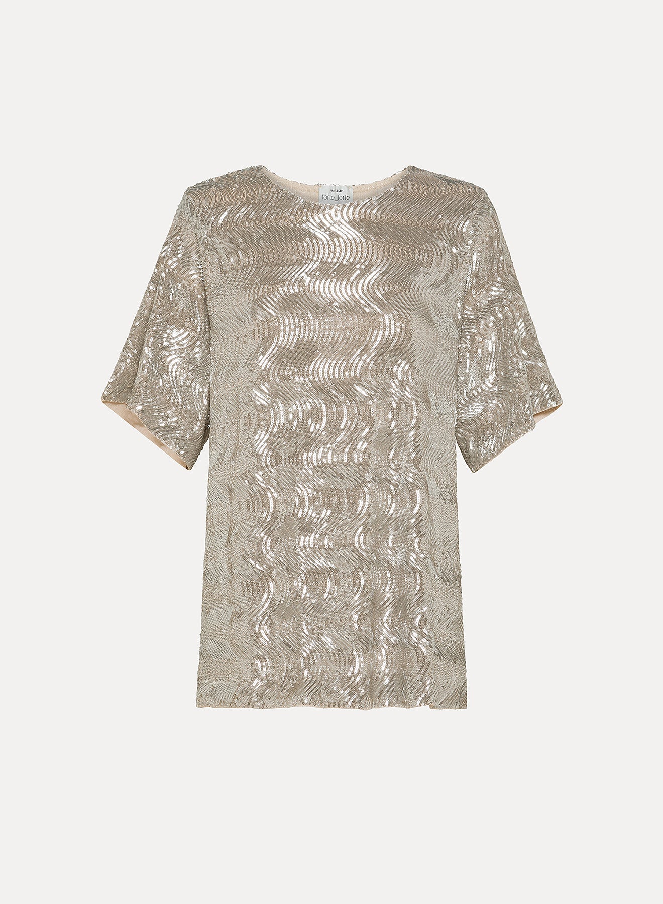 "la danza del mare" sequins t-shirt