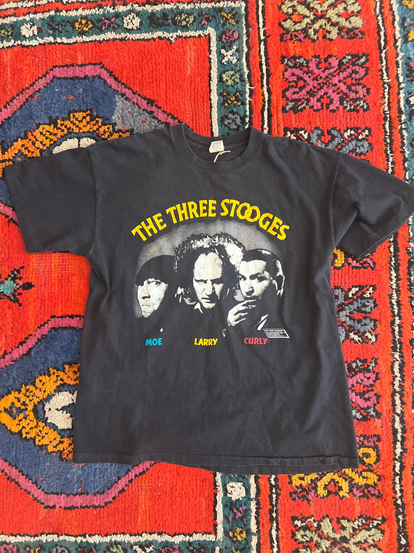 Mens Vintage The Three Stooges Tee Size Xl