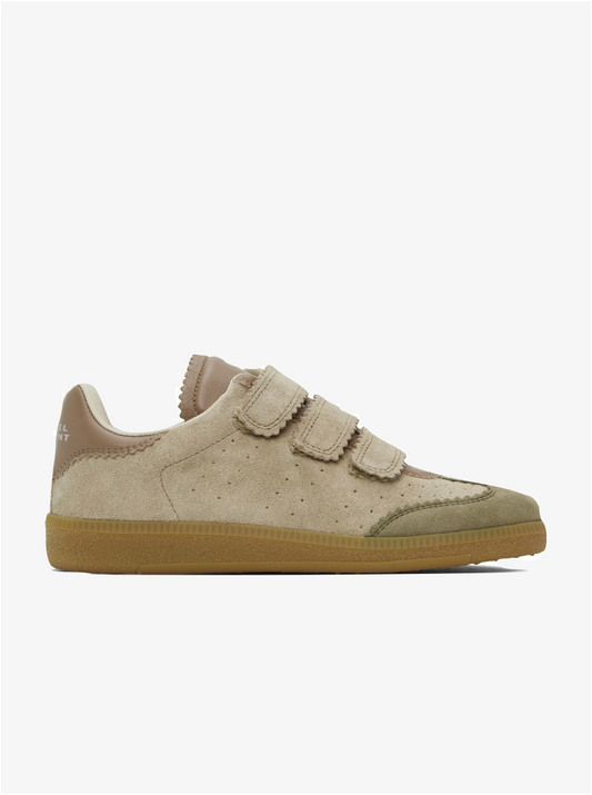 Beth Sneakers in Taupe Suede