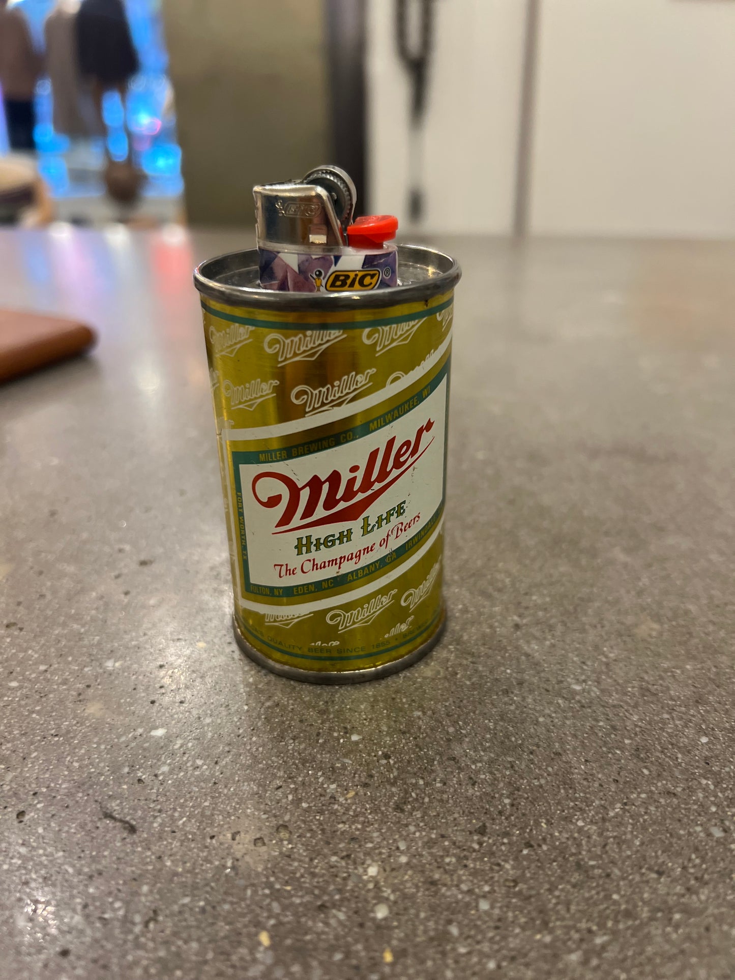 Vintage Miller Lighter Sleeve