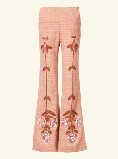 Charlie Jute Embroidered Pant