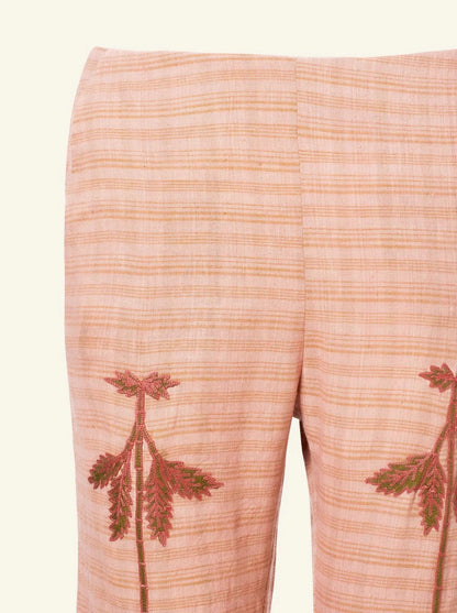 Charlie Jute Embroidered Pant