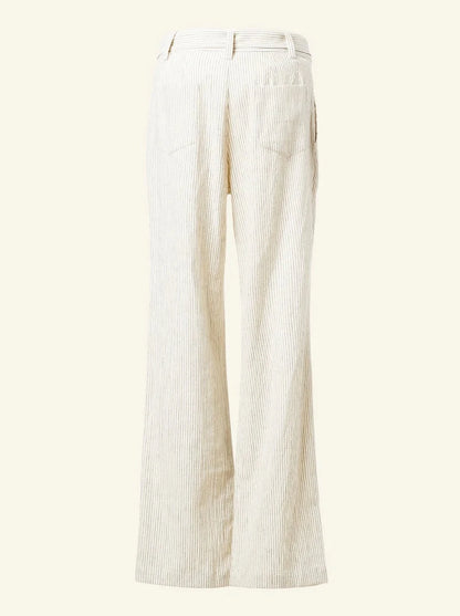 Colette Cloud Stripe Belted Pant