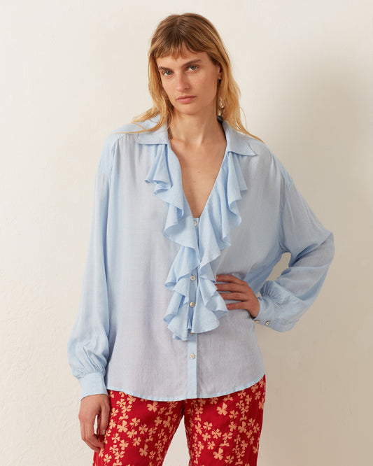 Cassidy Bluejay Blouse