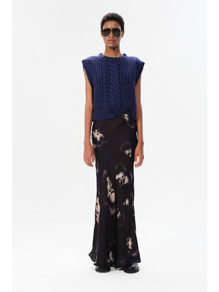 Quesada Alice Long Skirt - Midnight Blue