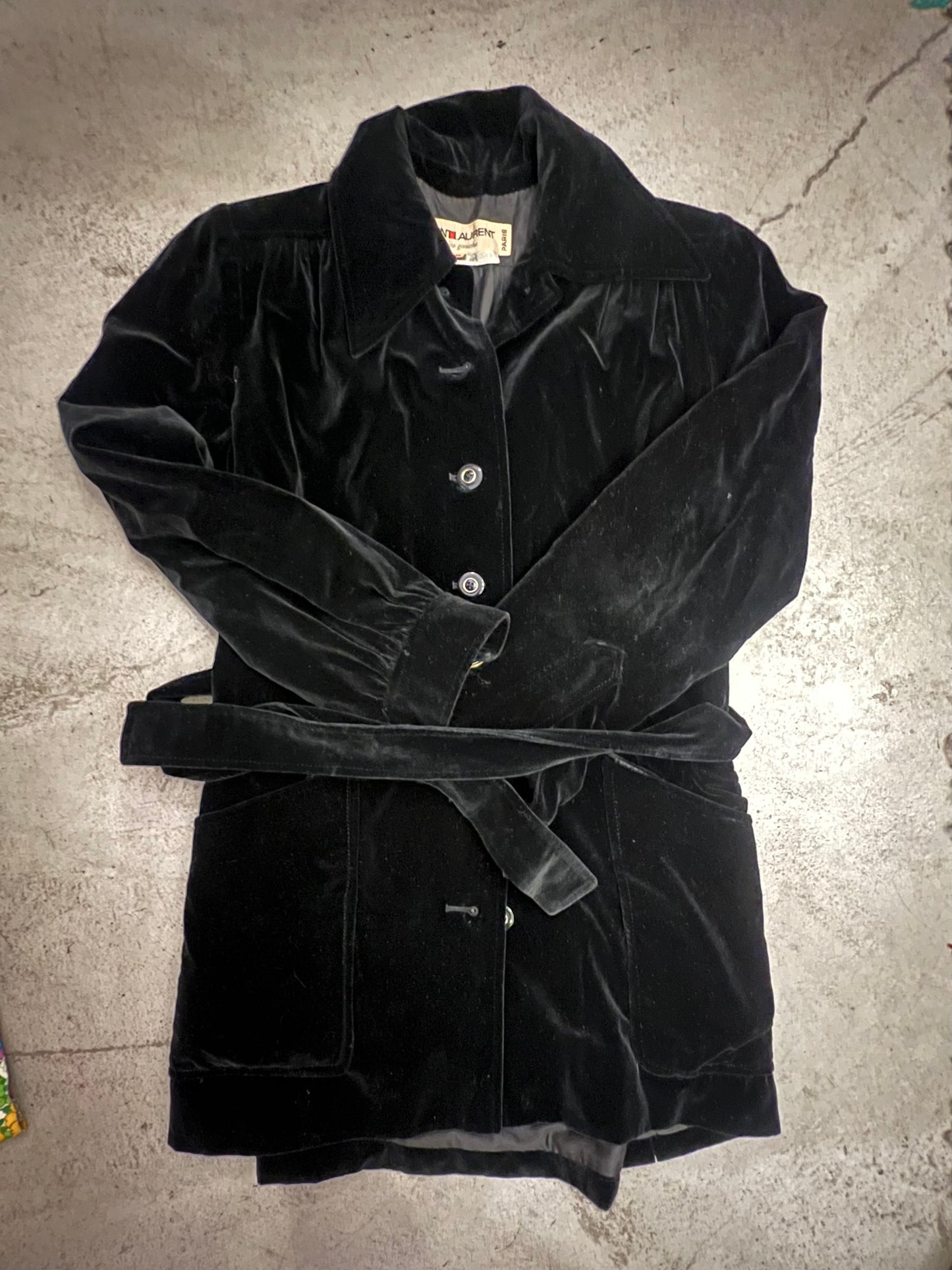 Vintage Saint Laurent Velvet Jackrt