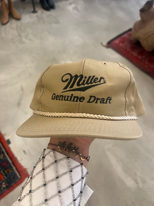 Vintage Miller Genuine Draft Hat