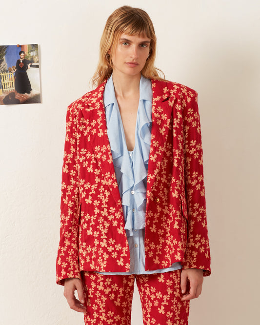 Dree Crimson Clover Blazer