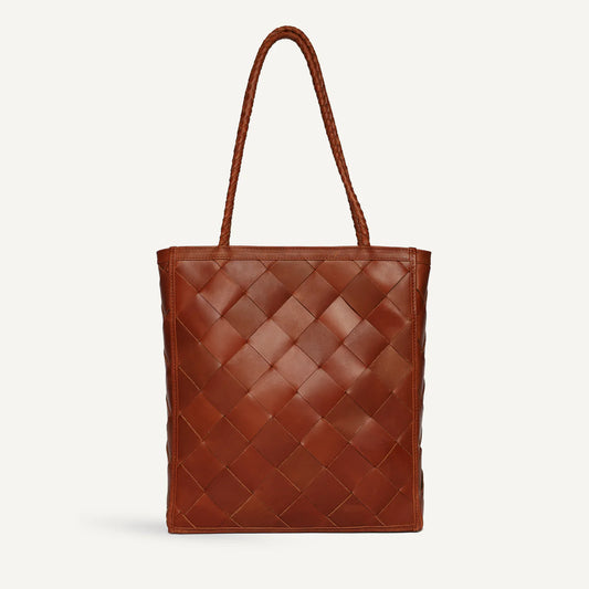 Le Tote - Grande Weave Sienna