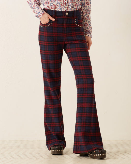 Bunny Berry Plaid Pant