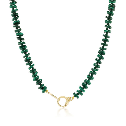 Malachite Beaded Necklace