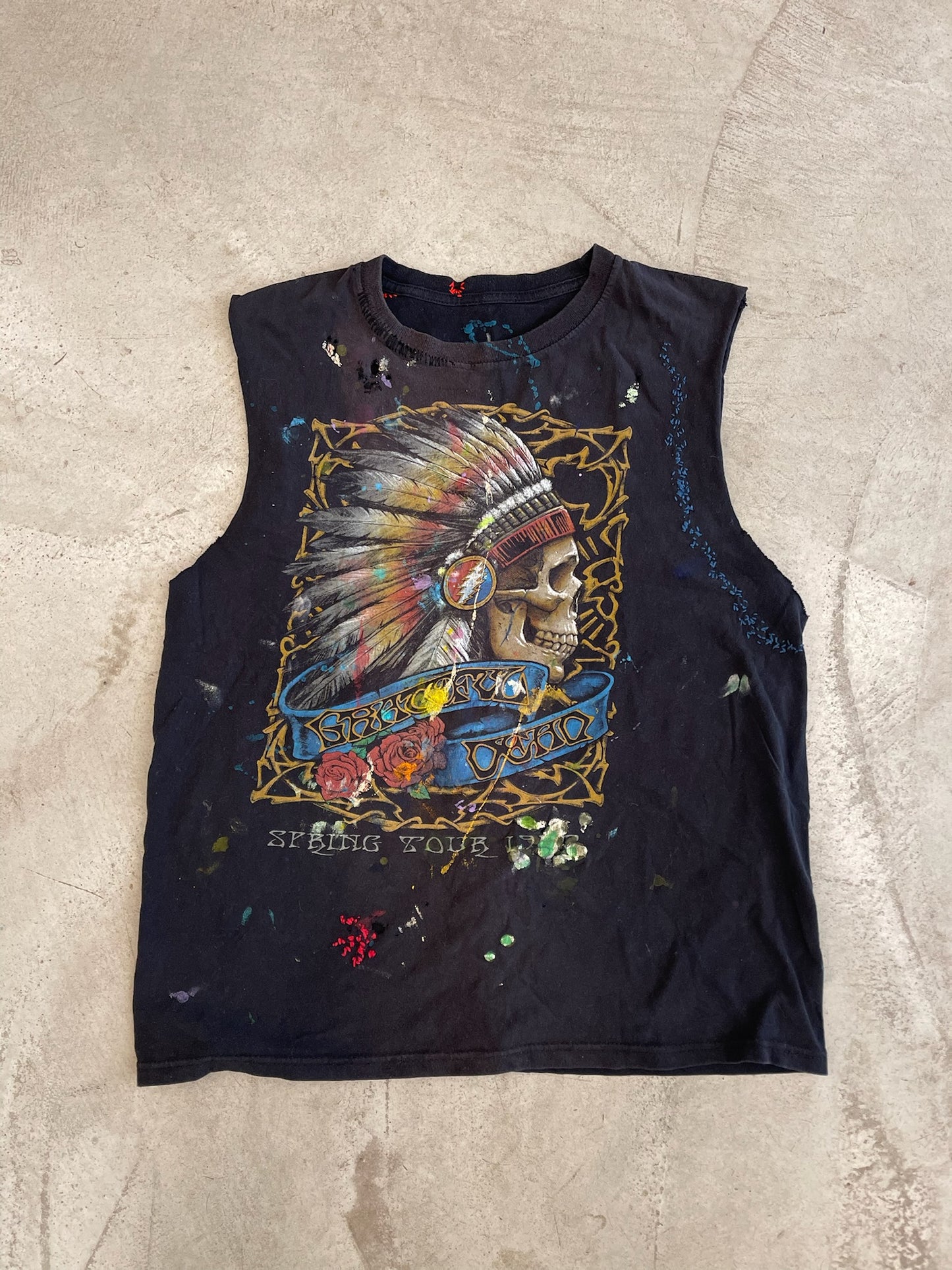 Grateful Dead Embellished Tee - Black