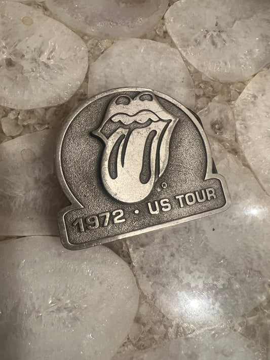 Vintage Rolling Stones 1972 Belt Buckle