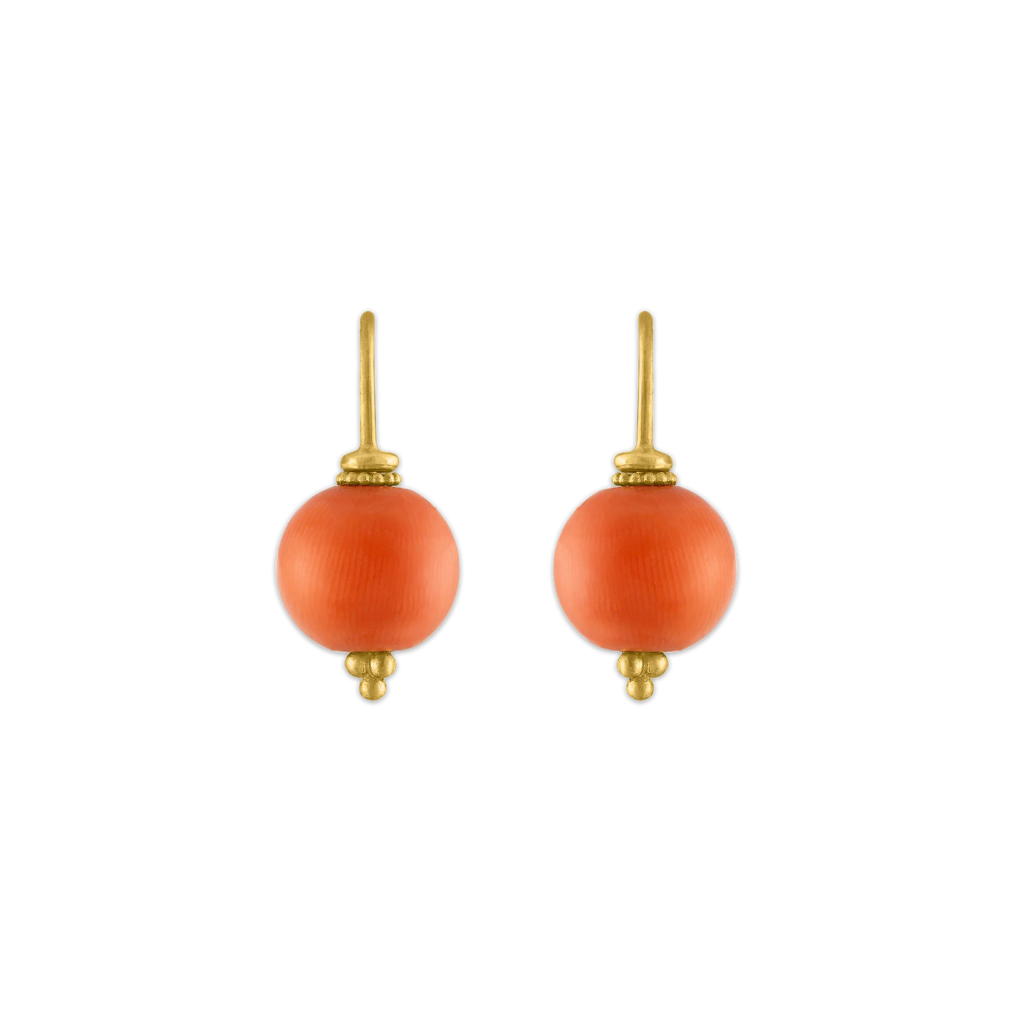 Antique Coral Baby Linea Earring