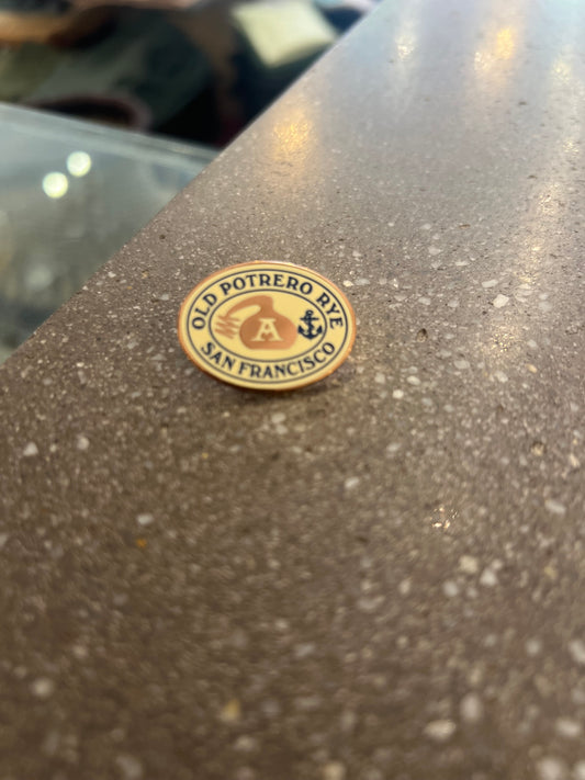 Vintage Old Potrero Rye Pin