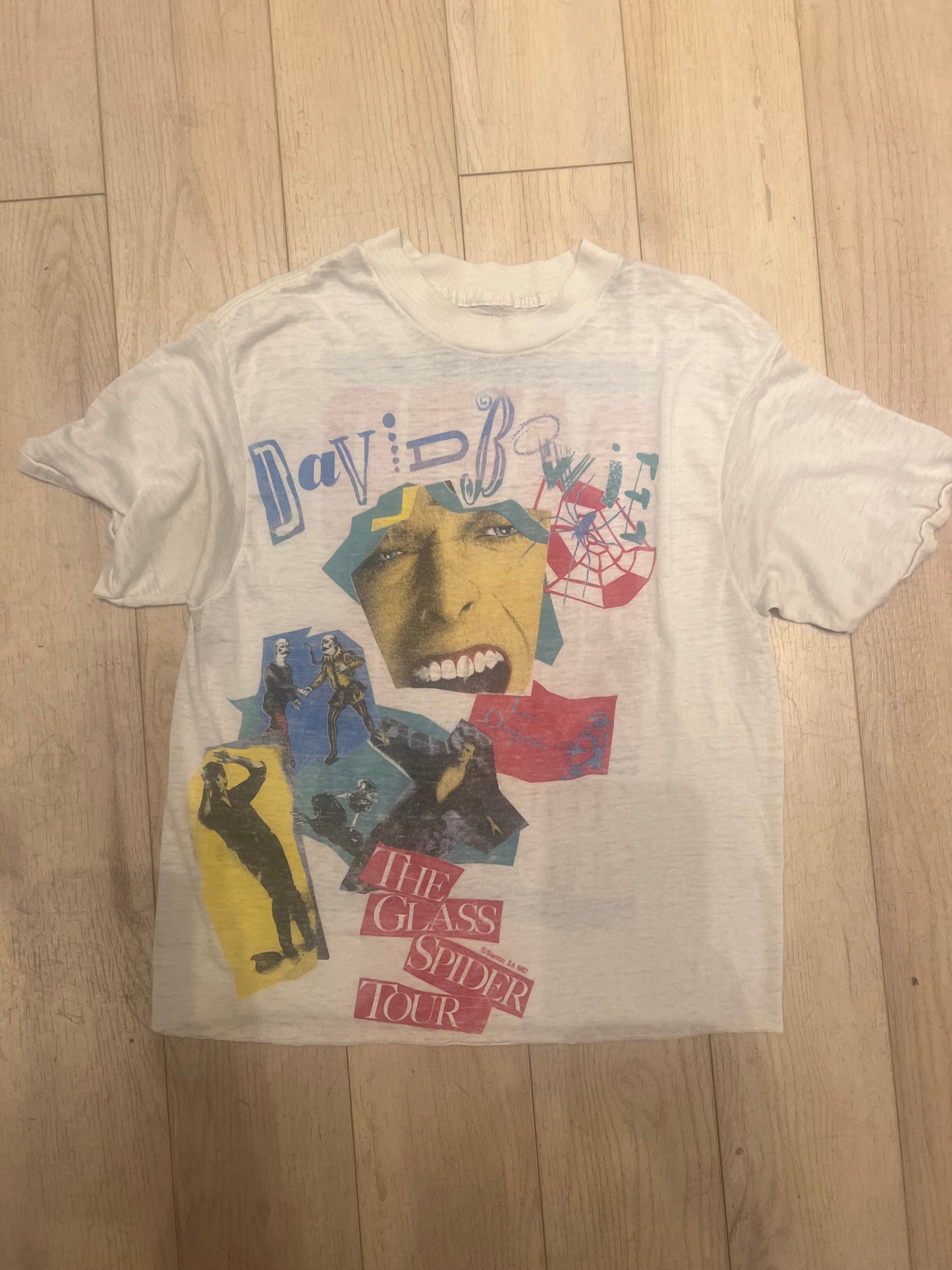 Vintage David Bowie 1986 Tour Tee (Cropped)