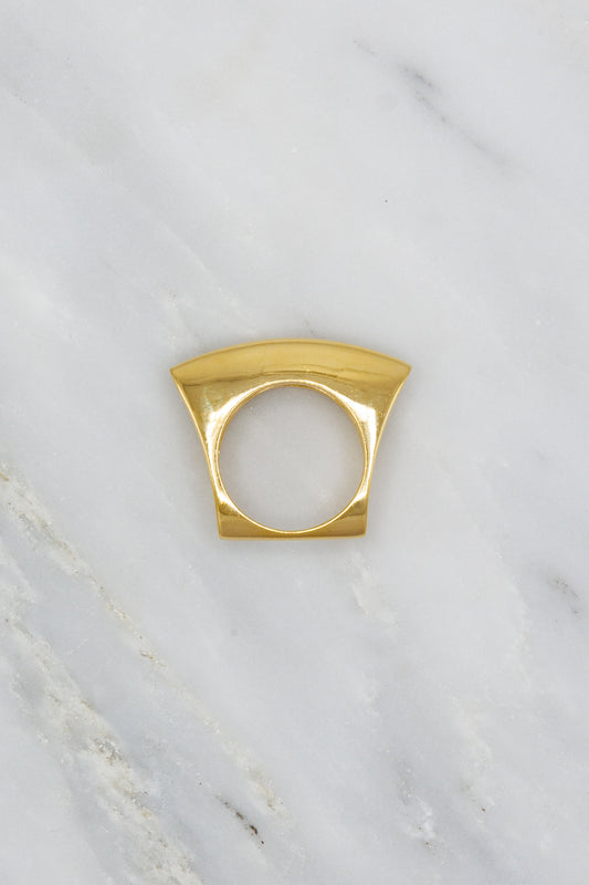 Dries Criel 18k Yellow Gold Lotus Ring