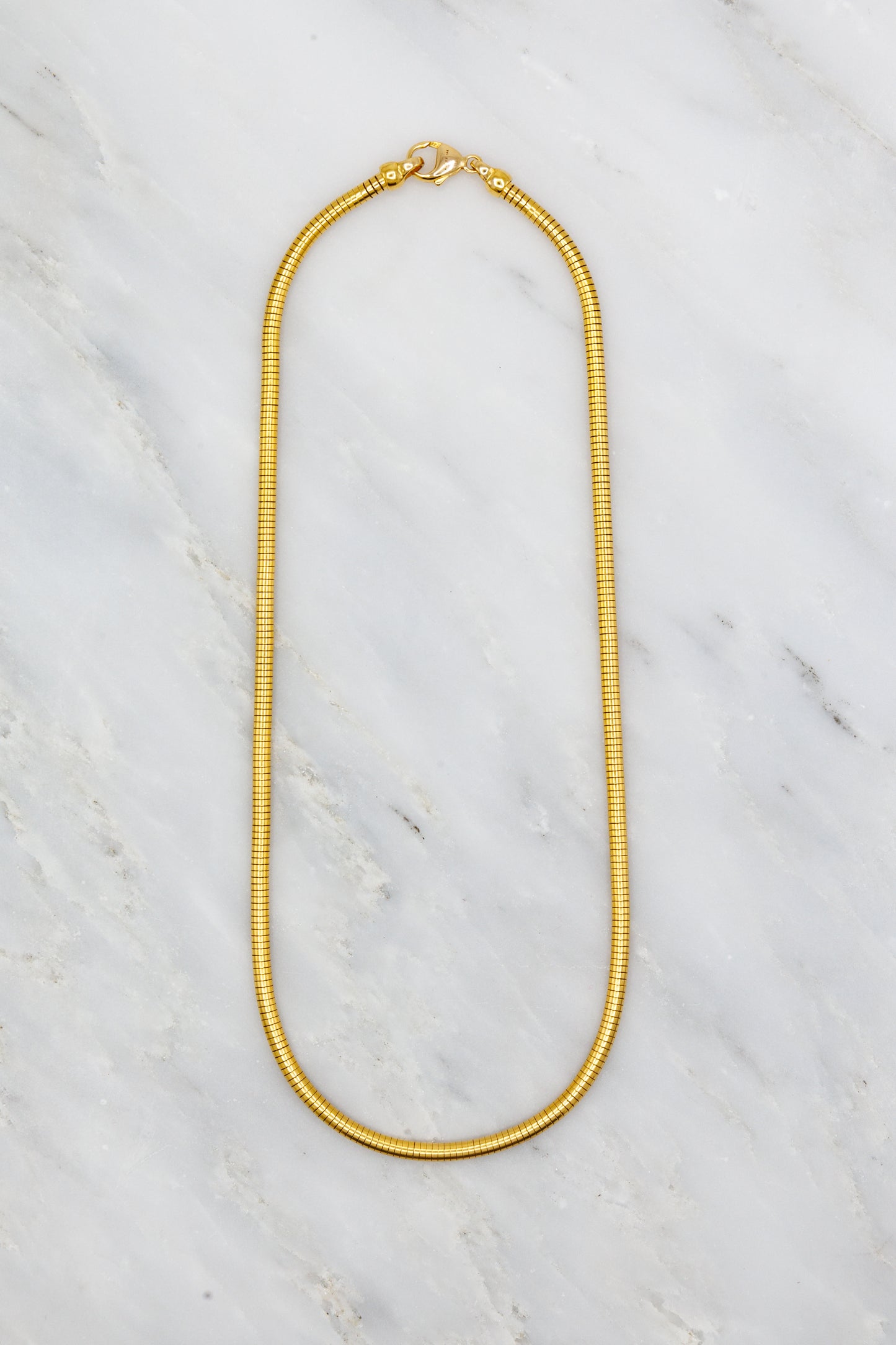 Azlee 18k Yellow Gold Cascade 3.2mm Chain