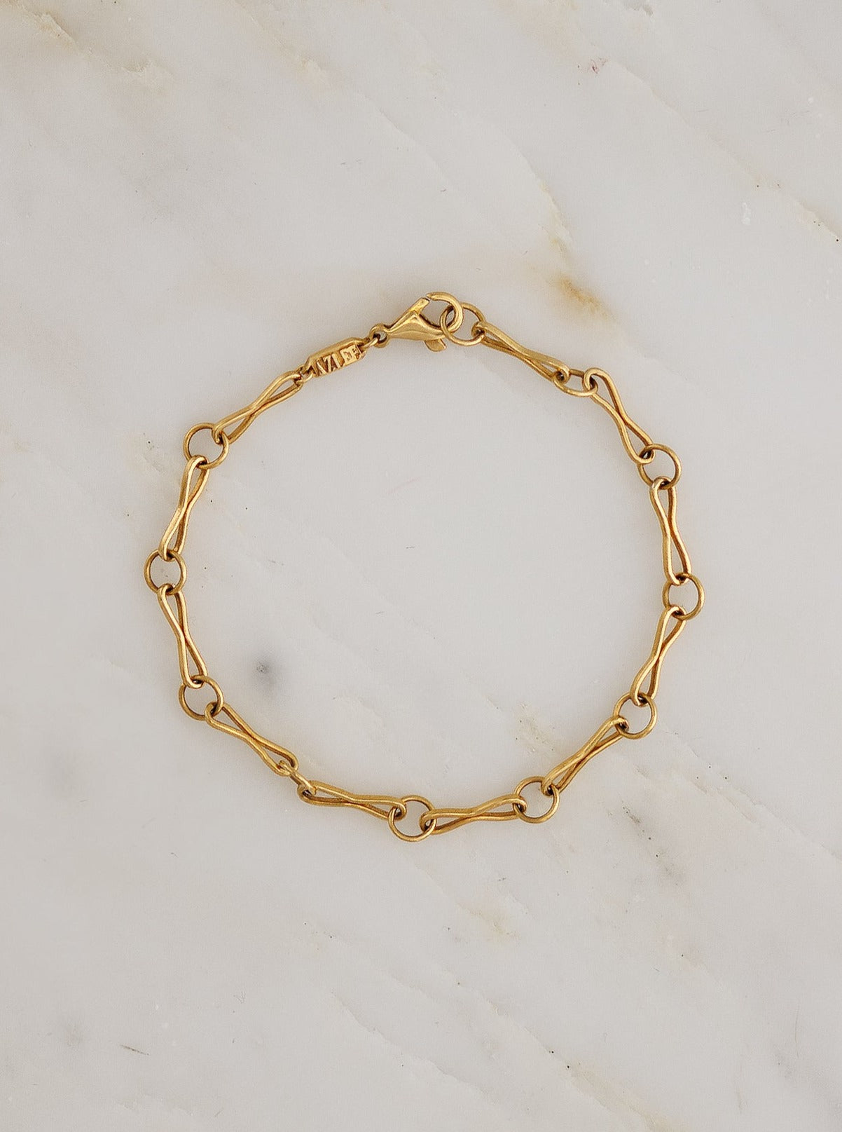 Large Circle-Link Handmade Bracelet