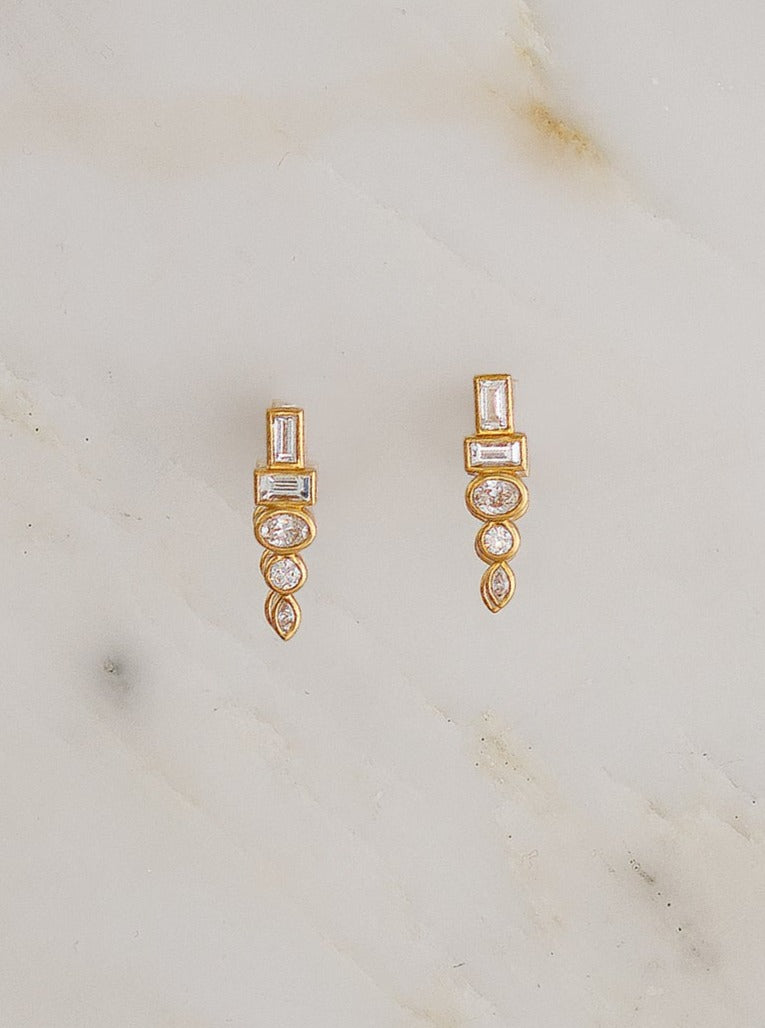 Monroe Totem Diamond Studs