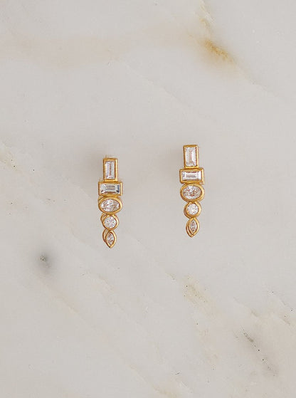 Monroe Totem Diamond Studs