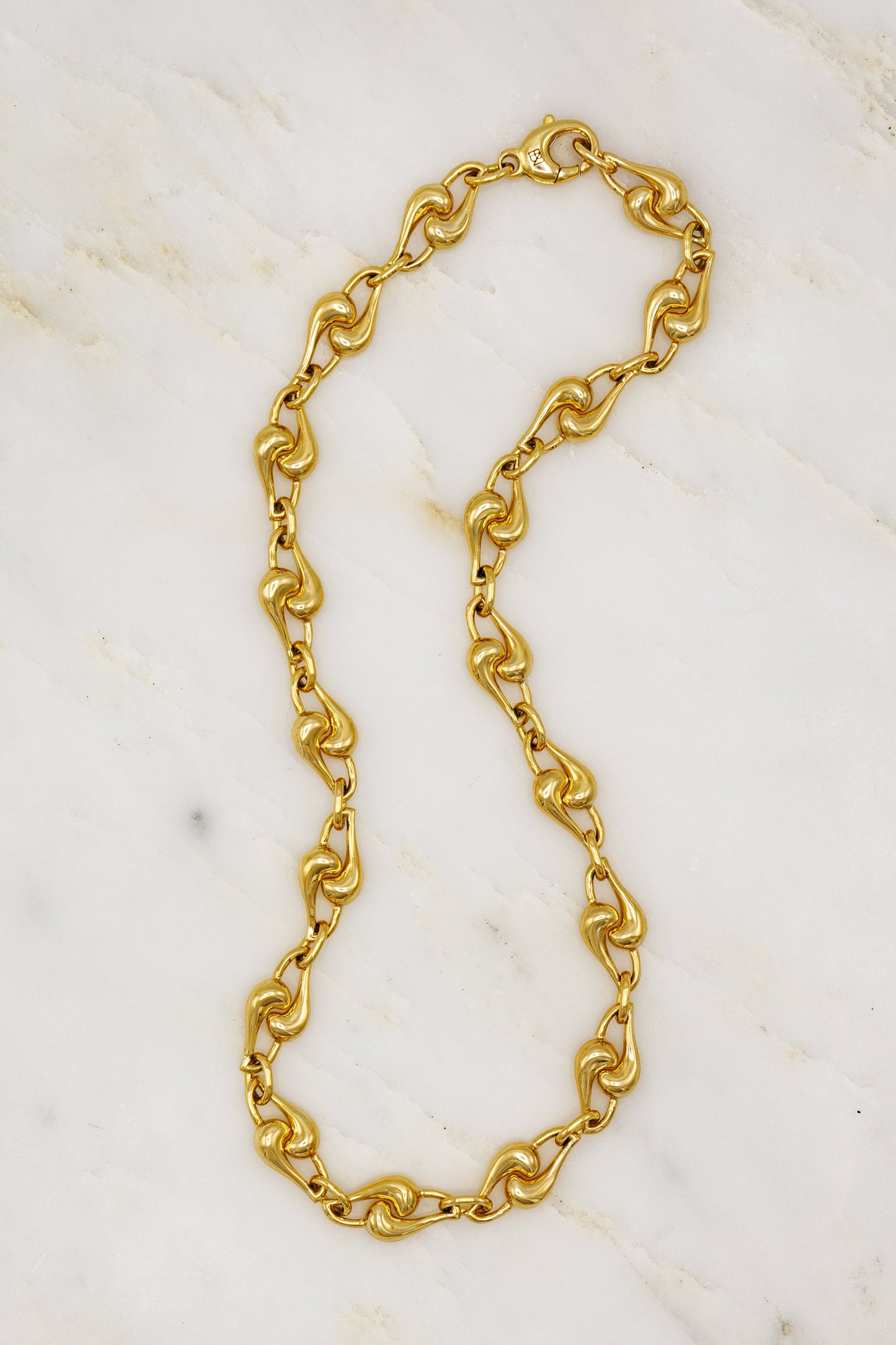 Brent Neale 18k yellow gold Medium Knot Link Chain necklace