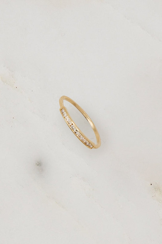 Celine Daoust 14k yellwo godl diamond stacking ring