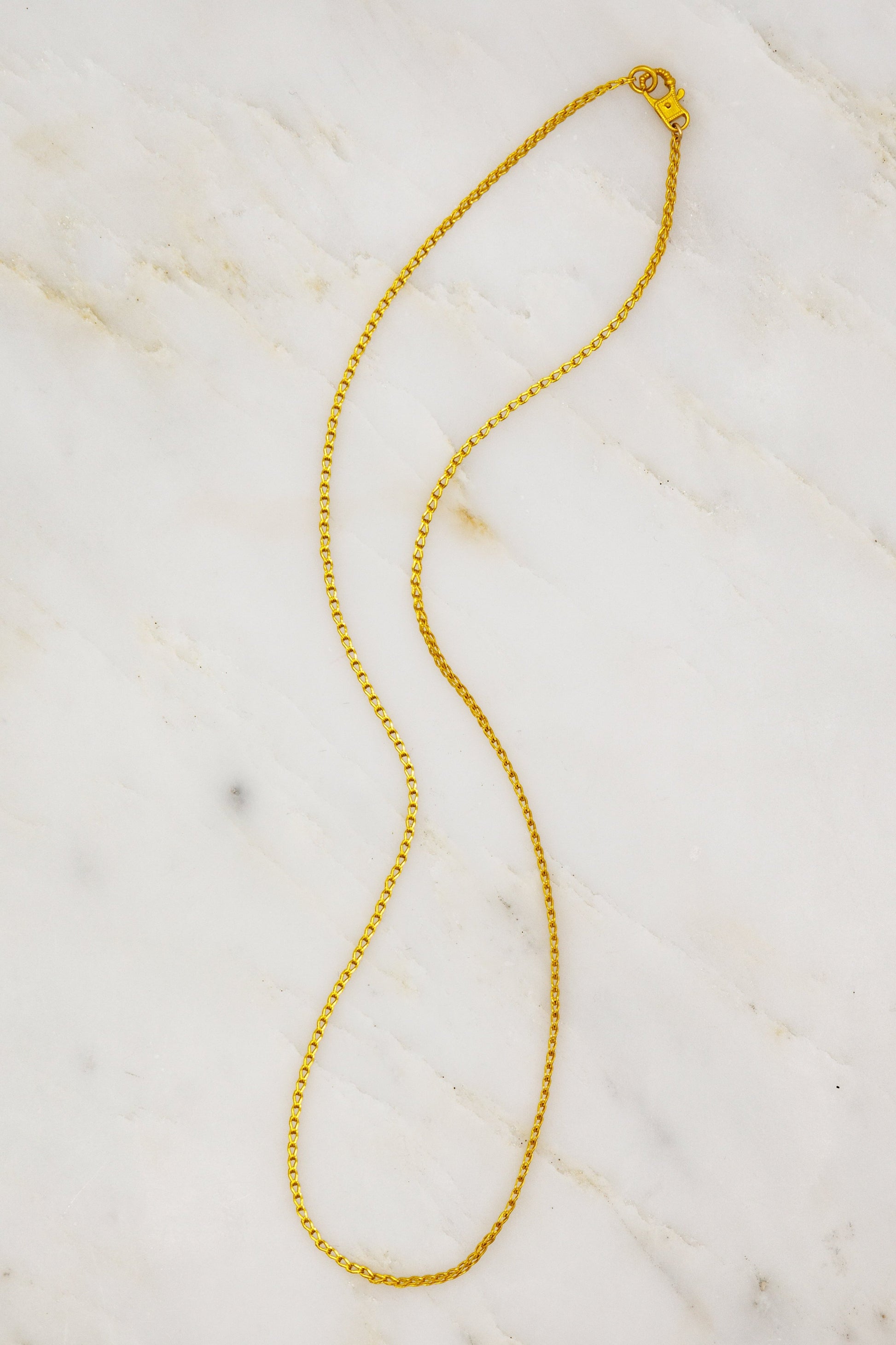 Prounis jewelry 22k yellow gold chain necklace