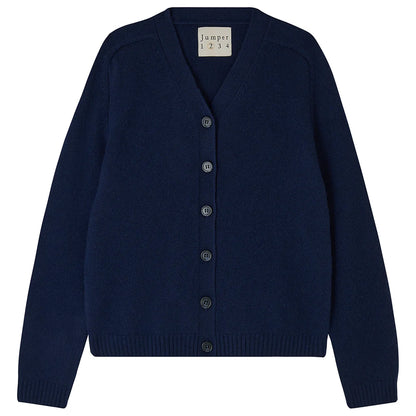 Saddle Cardigan - Navy