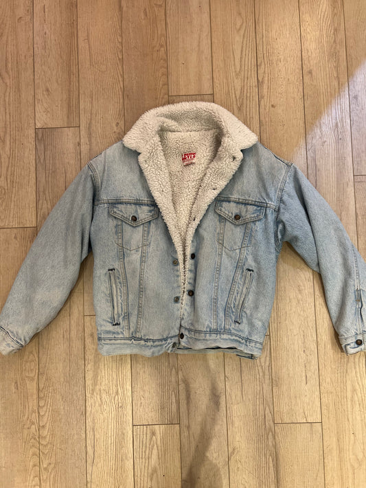 Vintage Levi’s Shearling Denim Jacket