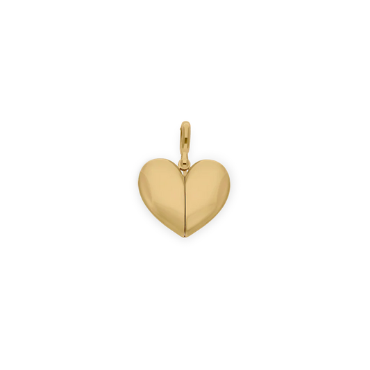 Paulette Yellow Gold Baby "Open Heart" Pendant