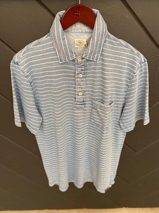 Ss Indigo Polo