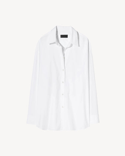 Mael Oversized Shirt in White