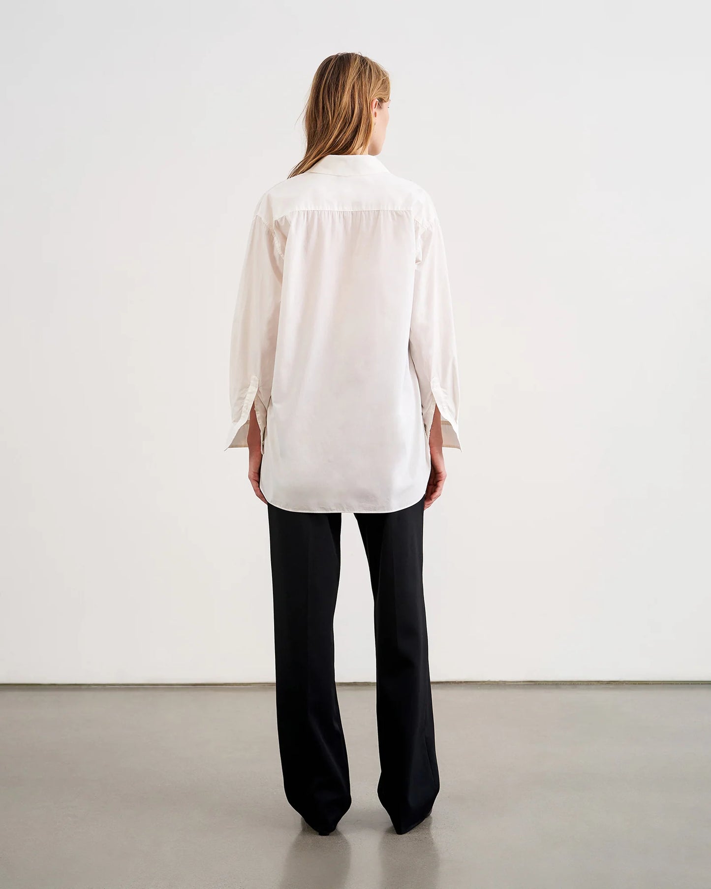 Mael Oversized Shirt in White